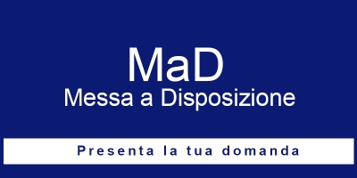 Termine accettazione domanda di messa a disposizione MAD per eventuale stipula di contratti di lavoro a tempo determinato per l’A.S. 2023/2024